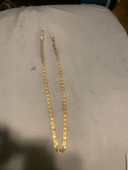 14k gold plated chain 22 in