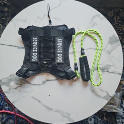 Service Dog Harness With Hevy Duty String SIZE M, L , XL,