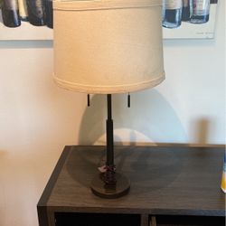 33 Inch Brown Modern Lamp