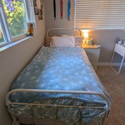 Pottery Barn Metal Bed Frame 