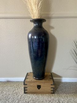 Large, Deep Blue Vase