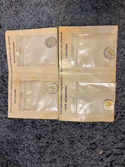 Gold & Silver Highlighted U.S. Statehood Quarters Set