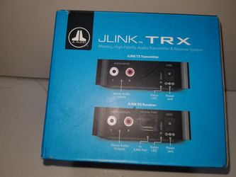 JL AUDIO JLINK TRX. WIRELESS HUGH FIDELITY TRANSMITTER RECEIVER. NEW. $200 value