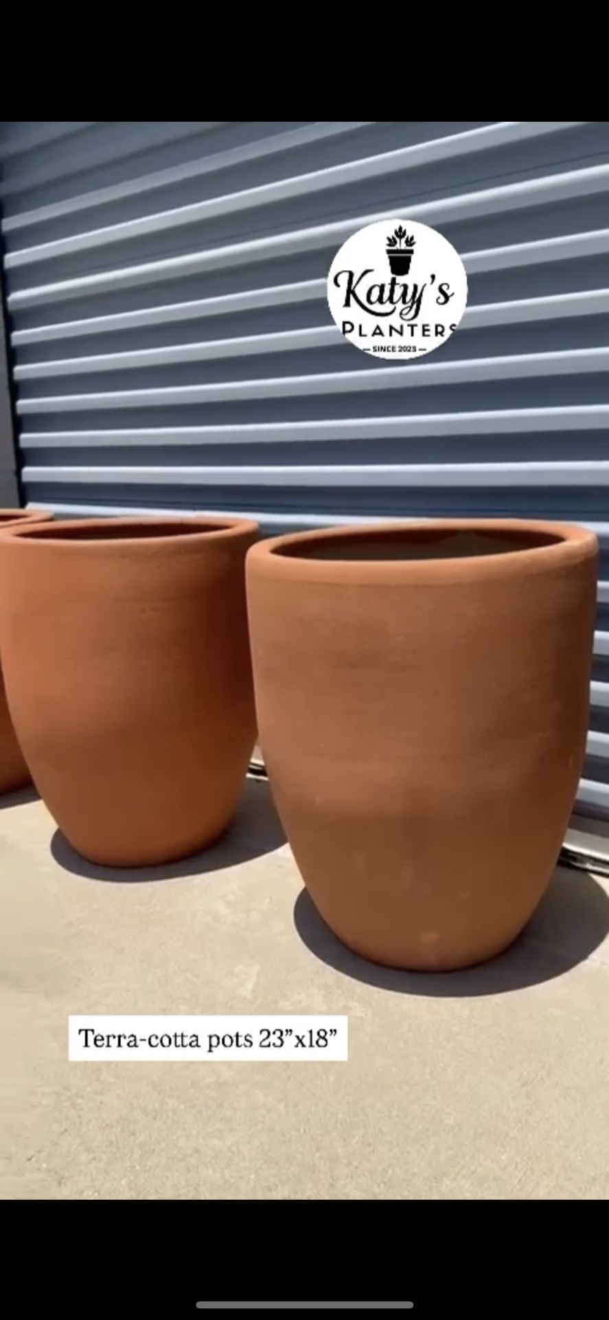 Terracotta Planters $$price Vary Ask For Information