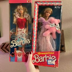 Vintage Collectors Unopened 1984 And 1991 Barbies