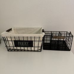 Set Of 4 Rae Dunn Baskets 