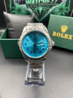 Datejust Ocean Blue Dial Arabic Numerals *Box+Vid Included*