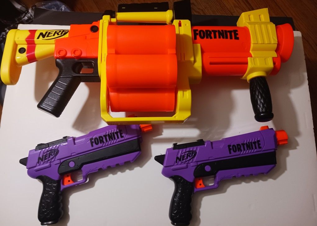 Nerf Fortnite Dart Gun Lot