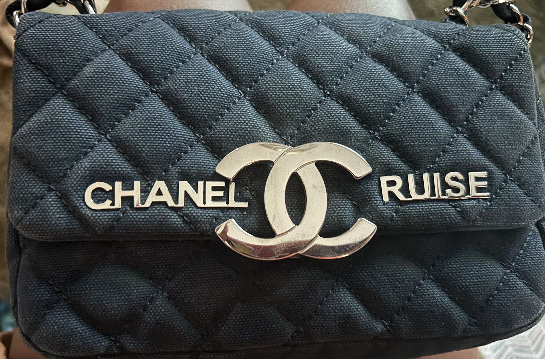 Chanel Cruise Cotton Crossbody Bag