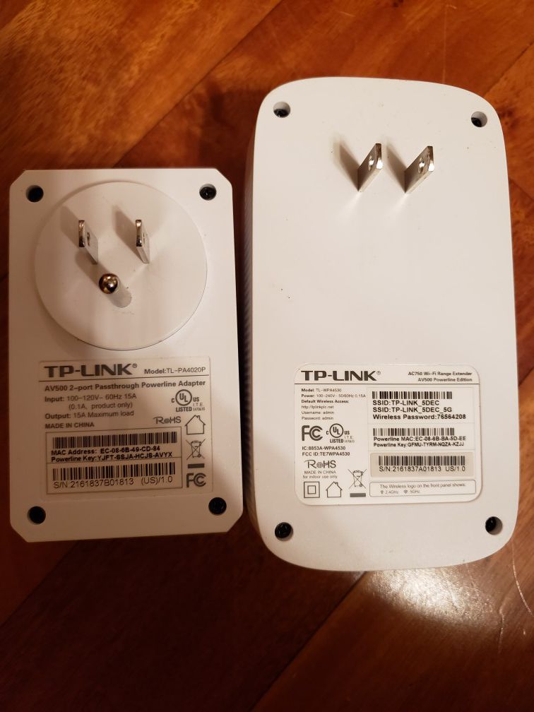 TP-LINK TL-WPA4530 KIT AV500 Powerline ac Wi-Fi Kit - - $25