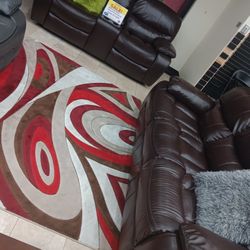*Summer Sale Event*---Madrid Brown Leather Reclining 3 Piece Living Room Sets---Now $1499---Delivery And Easy Financing Available 
