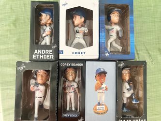 Dodgers bobble head lot