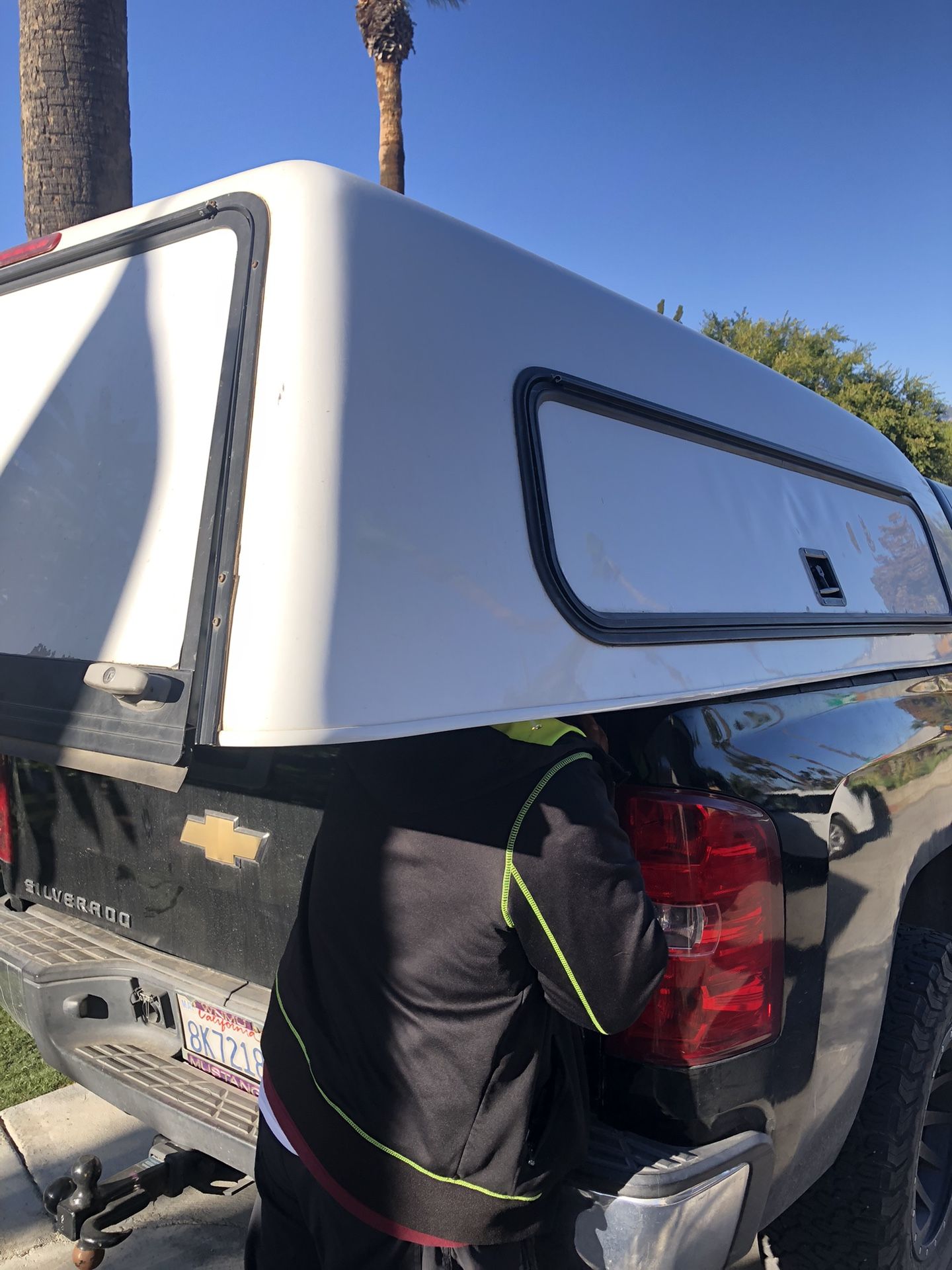 Long Bed Truck Camper Like New