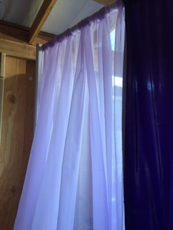 12 Lilac backdrop drapes