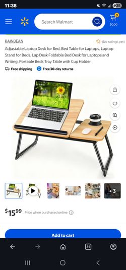 Adjustable Laptop Desk for Bed