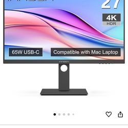 4K UHD 3840 x 2160 IPS Monitor – HDR400, USB-C 65W, DP, HDMI – Excellent Condition