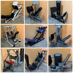 Over 2 Dozen Leg Presses Availbale- Commercial & Home Gym Equipment - Olympic Weight Plate Loaded