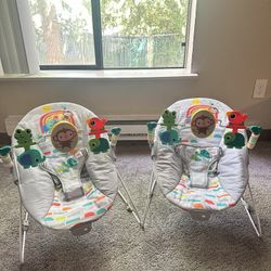 Bright Starts Playful Paradise Vibrating Baby Bouncer
