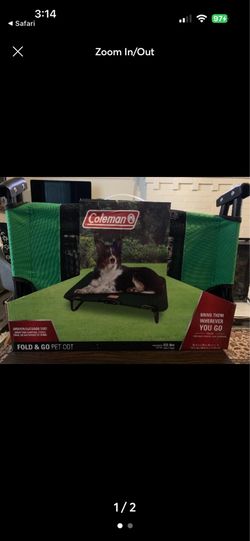 Coleman Elevated Folding Pet Cot