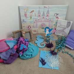 Mermaid Bundle
Perfect for bday party decor or room decor. 