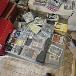 huge sports cards collection