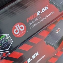 New DB Drive 2.6K 4CH Amplifier 