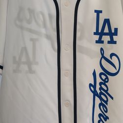 Dodgers Jersey White