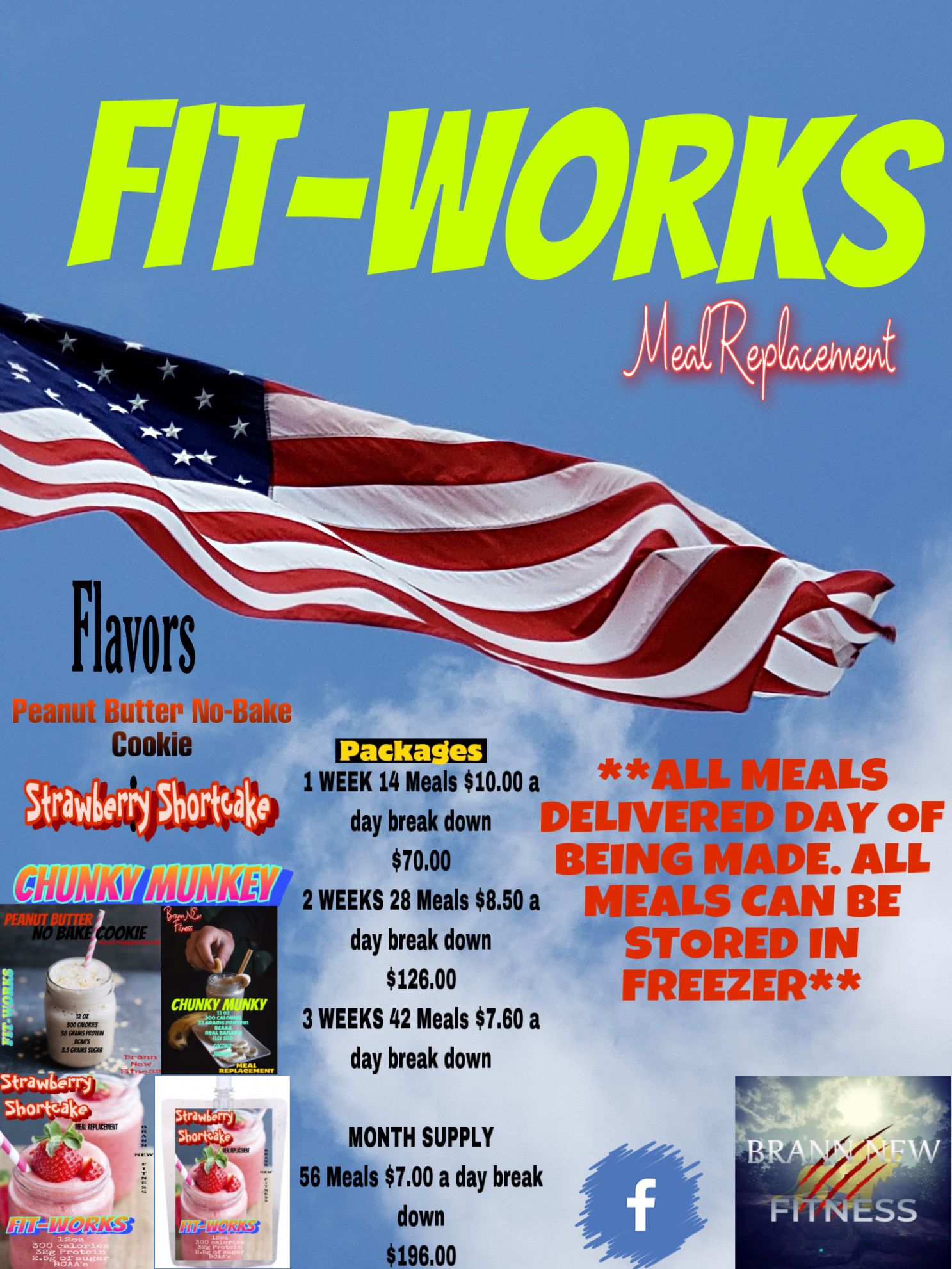 FIT-WORKS MEAL REPLACEMENT SHAKE