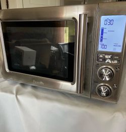 Excellent Condition - BREVILLE 3-1 Microwave Oven Inverter Airfry Convection Combi BMO870 BSS