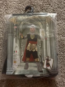 Kids Knight Costume Size L (120-130cm) — Halloween Medieval Warrior