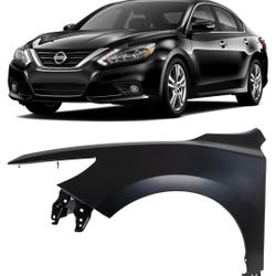 Left Fender Driver Side for Nissan Altima Sedan Brand New fits 2016 through 2018 Comes black primed 