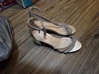 David's Bridal Block Heels