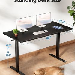 63"× 28" Electric Standing Desk