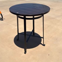 Round Bar Top Table