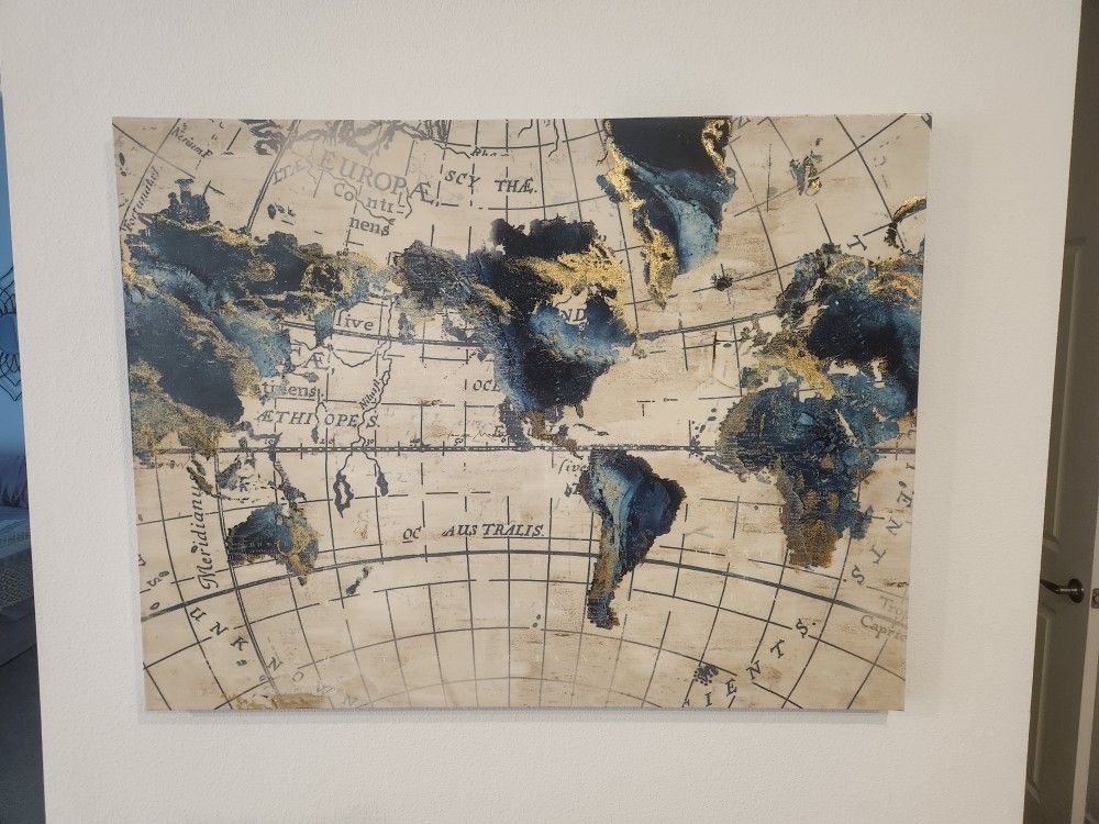 Canvas World Map