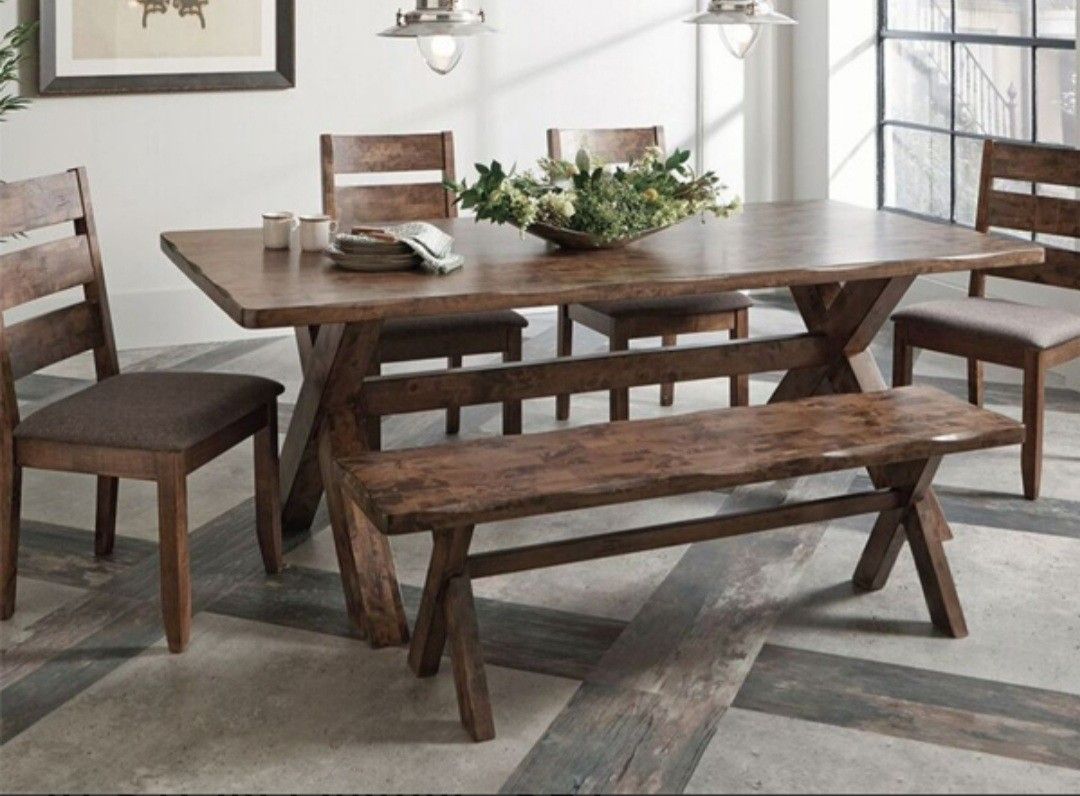 Alston Rustic Dining Set