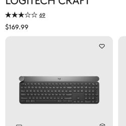 Logitech Craft Advanced Keyboard With Creative Input Dial
