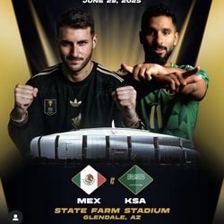 2 México Vs Saudi Arabia Tickets 