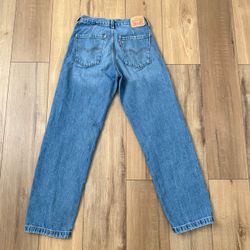 Levis blue 94 baggy straight leg jeans