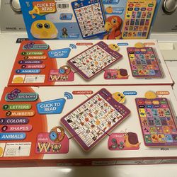 Click and read educational pad