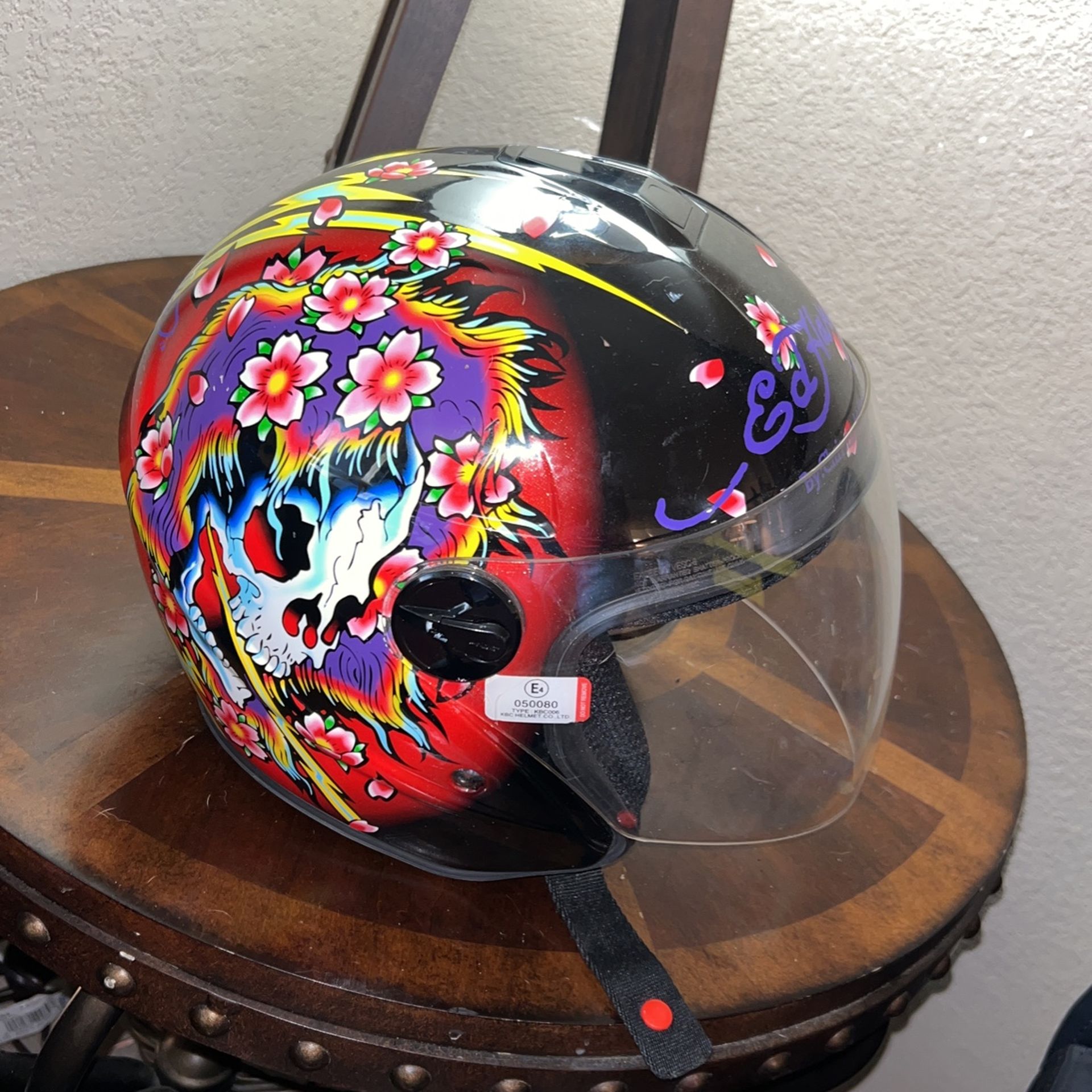 Ed Hardy Motorcycle Helmet