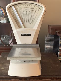 Pitney Bowes postal scale.