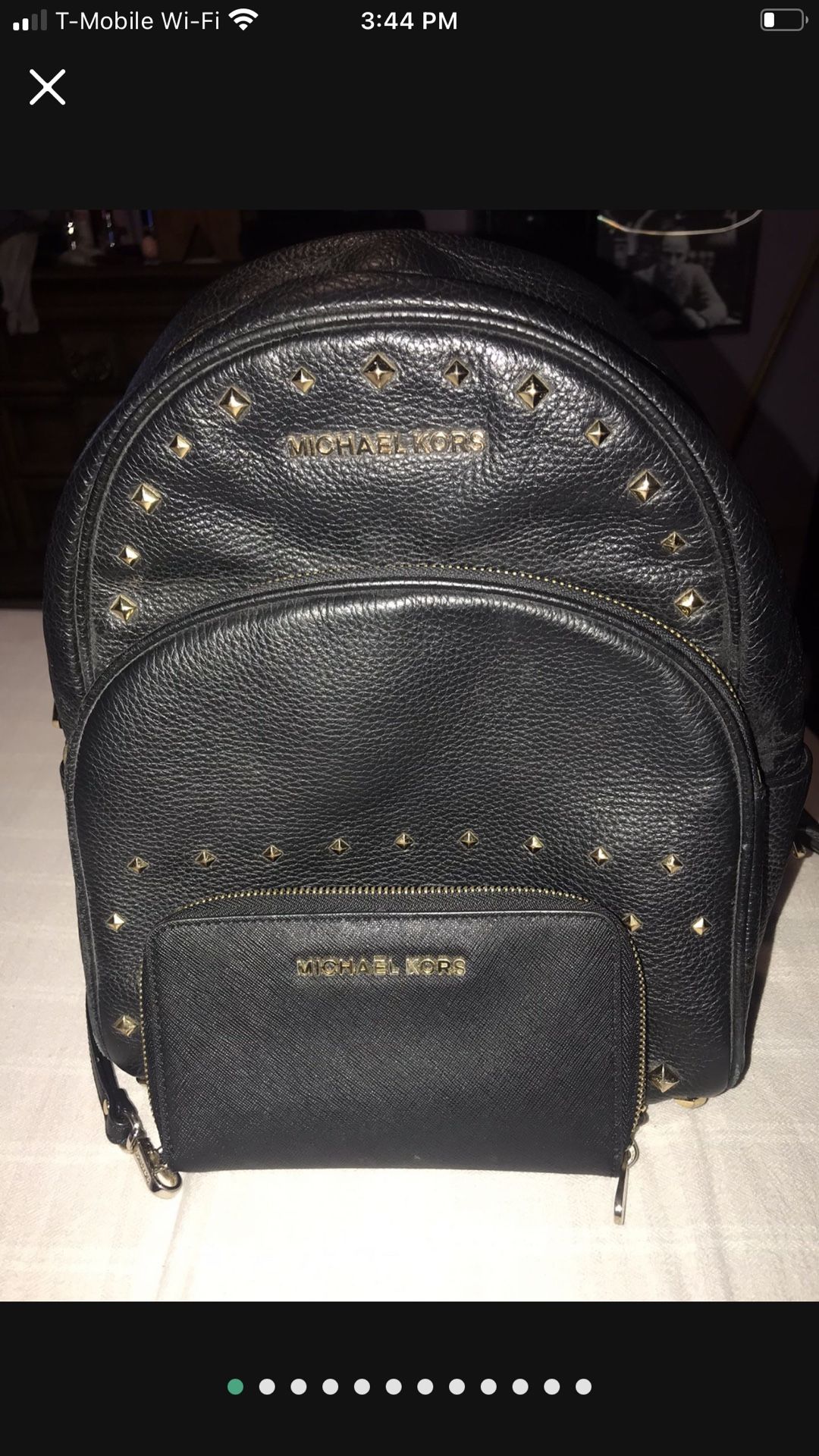 Michael Kors Backpack Purse And Wallet Set