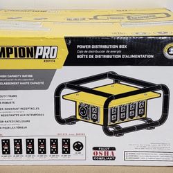 Champion Power Equipment 201174 High-Capacity Power Distribution Box - NEW! **