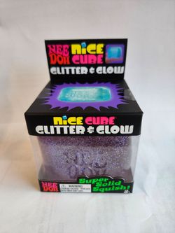 Needoh Purple Glitter Cube! Hard to Find