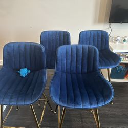 Velvet Bar Stools