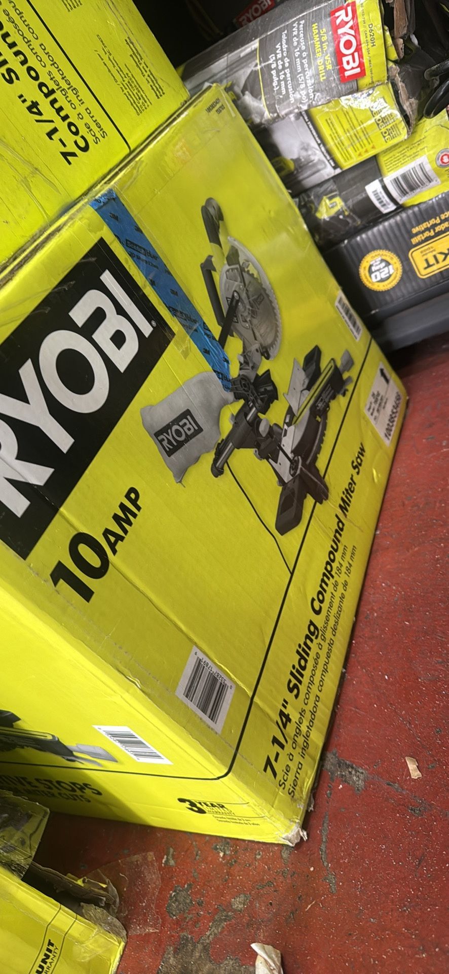 7-1/4” sliding miter saw