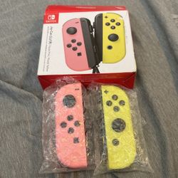 Nintendo switch Joy Con Pastel Hello and Link 