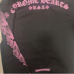 Chrome heart sweater