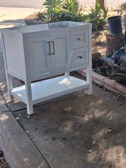Bathroom vanity base